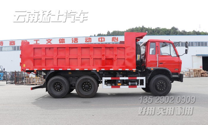 東風紅旋風,東風6*4自卸車,后八輪自卸車,東風卡車銷售,東風后八輪配置,可拉16噸自卸車