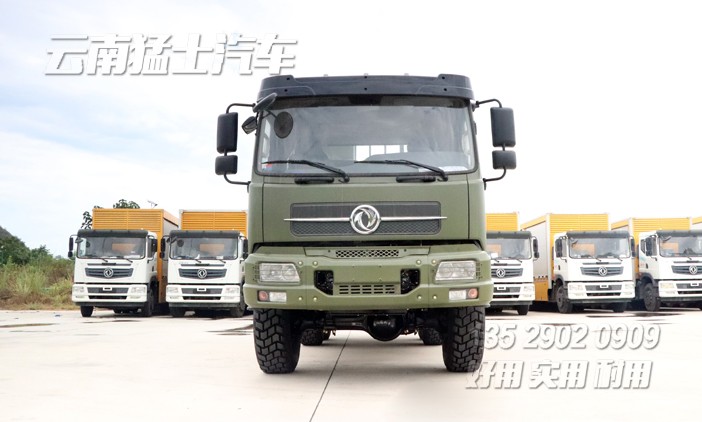 東風(fēng)天錦出口車(chē),越野運(yùn)兵車(chē),越野卡車(chē),六驅(qū)卡車(chē),6*6越野載貨車(chē)