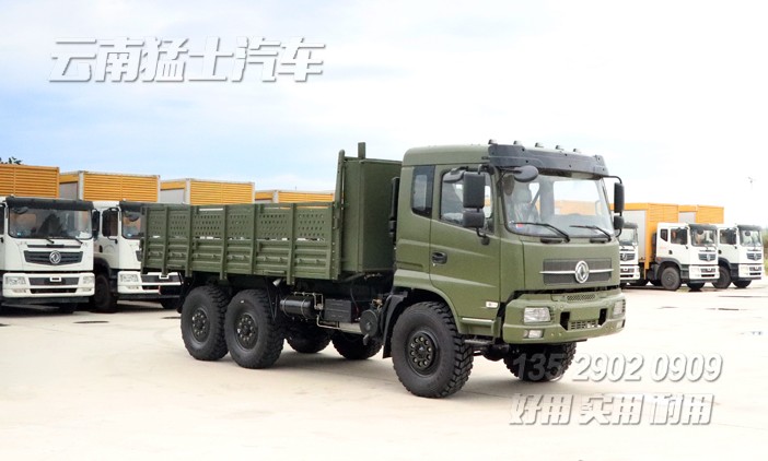 東風(fēng)天錦出口車(chē),越野運(yùn)兵車(chē),越野卡車(chē),六驅(qū)卡車(chē),6*6越野載貨車(chē)
