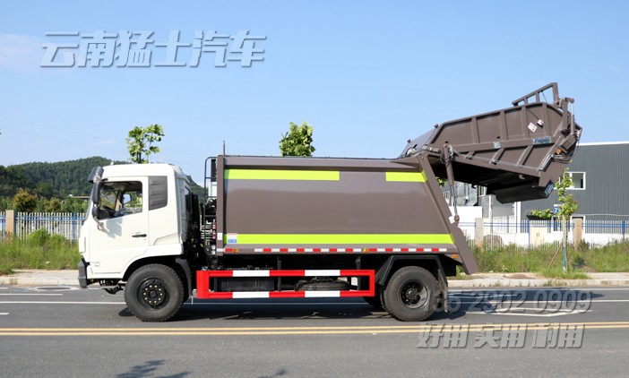 14方垃圾車(chē),環(huán)衛(wèi)垃圾車(chē),壓縮式垃圾車(chē),東風(fēng)全自動(dòng)垃圾車(chē),市政環(huán)衛(wèi)車(chē)廠(chǎng)家