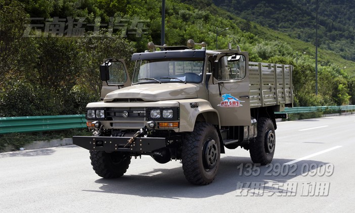 4*4尖頭駕駛室,東風(fēng)長頭2.5噸,越野長途卡車,絞盤出口越野車,越野載貨卡車