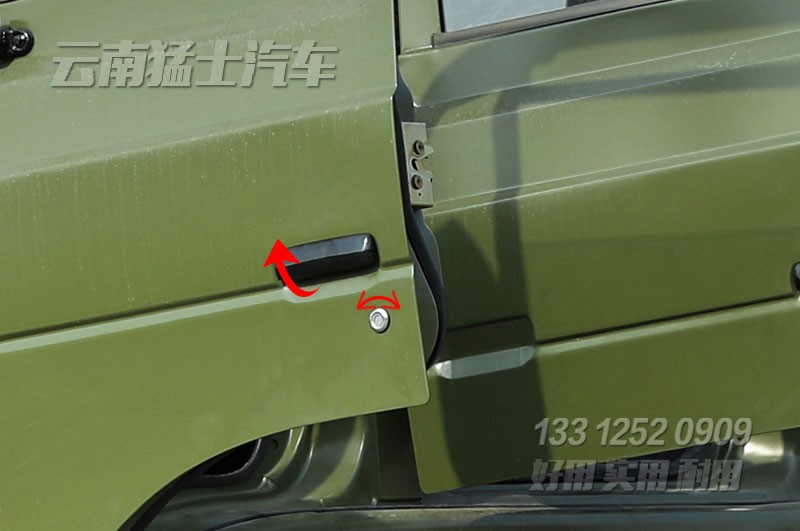 東風六驅越野車,EQ2102N,2102車門,2102操縱使用
