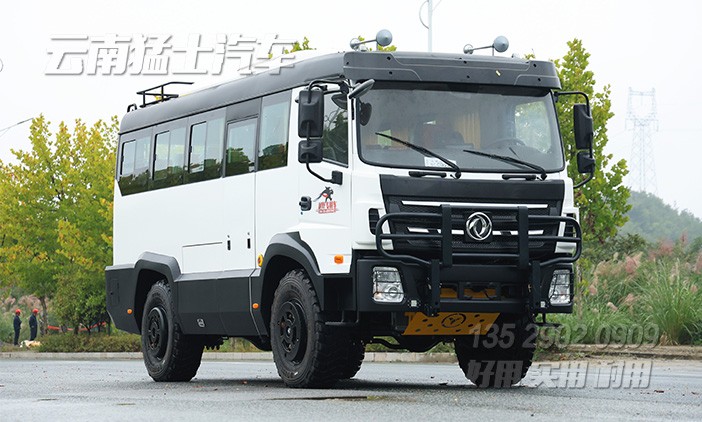 四驅(qū)客車,越野客車,23座客車,村村通,礦區(qū)通勤車,高底盤客車,觀光車